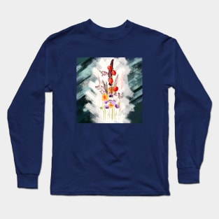 abstraction with dried flowers Long Sleeve T-Shirt